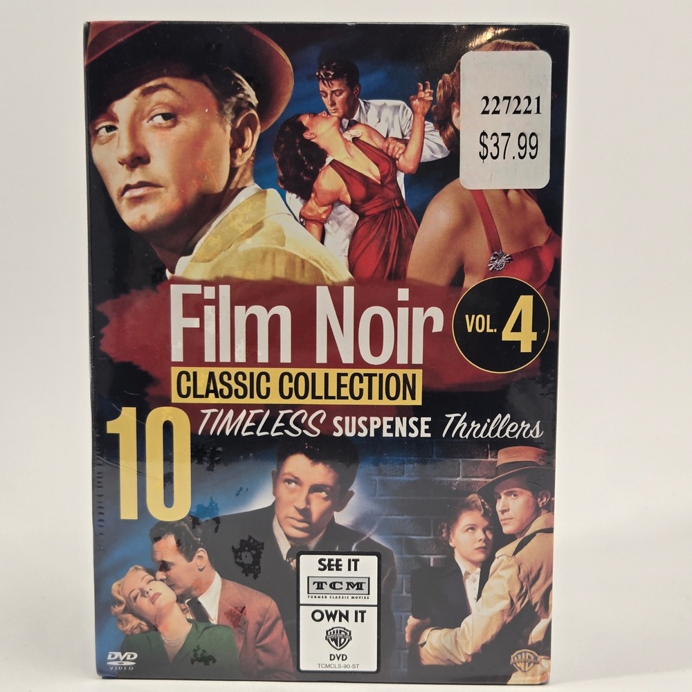Film Noir Classic Collection Vol 4 DVD 10 Movie Box Set TCM Warner Bros New